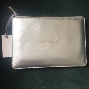 Katie Loxton “sparkle and shine” pouch zipper bag